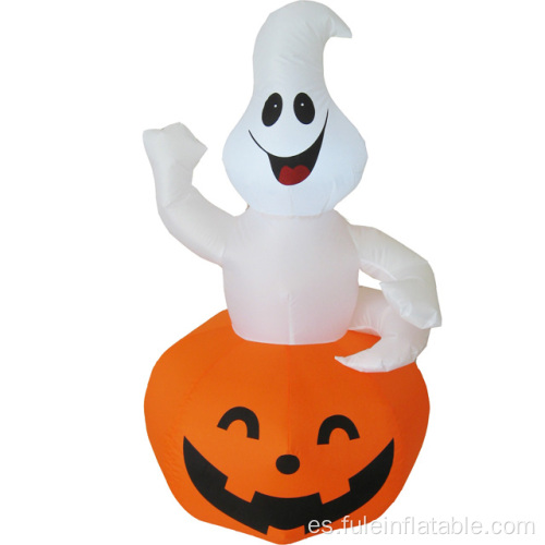 Fantasma inflable de Halloween en calabaza para decoración
